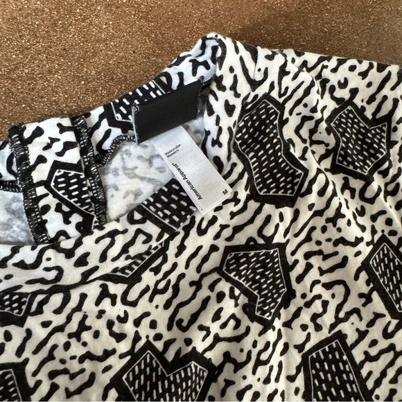 Black/white Patterned American Apparel Romper - Picture 6 of 6